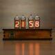 Nixie Tube Clock In-14 Nixie Clock Assembled Tested Wooden Case Vintage Clock