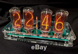 Nixie Tube Clock IN-18 Date Temperature Vintage Gas Discharge Lamp Clock