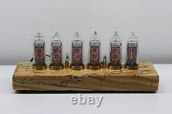 Nixie Tube Clock IN14 for 6 lamps, phosphor