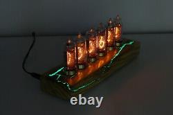 Nixie Tube Clock IN14 for 6 lamps, phosphor