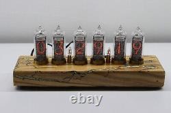 Nixie Tube Clock IN14 for 6 lamps, phosphor