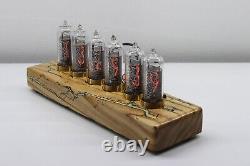 Nixie Tube Clock IN14 for 6 lamps, phosphor