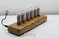 Nixie Tube Clock IN14 for 6 lamps, phosphor