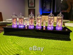 Nixie Tube Clock NOS IN-14 With Tubes Assembled Extra Tubes & Tube Sockets