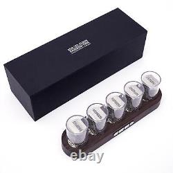 Nixie Tube Clock USB Interface Glow Tubes Analog Clock for Bookshelf Bedroom