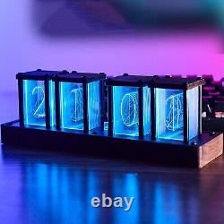 Nixie Tube Clock Vintage Tubes Watch Gaming RGB Alarm Clock Tube Tubes Kit LED