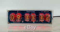 Nixie Tube Clock with 6x IN-12 unique vintage steampunk watch