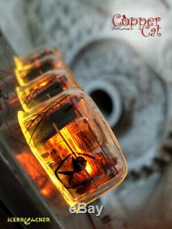 Nixie Tubes Alarm Clock IN-12 IceBreacker from Copper Cat Art Group Steampunk