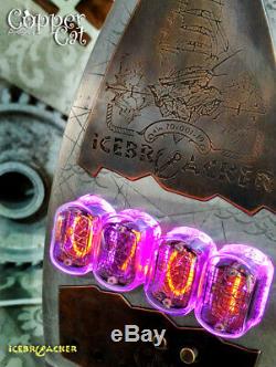 Nixie Tubes Alarm Clock IN-12 IceBreacker from Copper Cat Art Group Steampunk