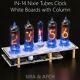 Nixie Tubes Clock In-14 With Column And Sockets 12/24h 4 Tubes White Boards