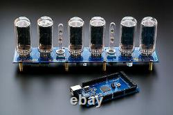 Nixie Tubes Clock IN-18 Arduino Shield NCS318 with Columns TUBES OPTIONAL