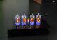 Nixie Tubes Clock With 4 Pieces Z570m Tubes With Rgb Backlight Alarm And Chimes
