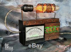 Nixie Tubes MP3 Alarm Clock 4x IN-12 darNizza Rarity Steampunk by Copper Cat