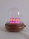 Nixie Clock In14 Tubes Glass Dome Wooden Case Monjibox Series