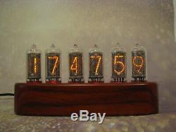 Nixie clock IN8-2 tubes Paddock case Jewel Series Monjibox