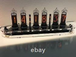 Nixie clock, Nixie tube clock, Nixie Uhr, Nixie IN 14, Made in Germany