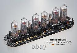 Nixie clock, Nixie tube clock, Nixie Uhr, Nixie IN-14 made in Germany