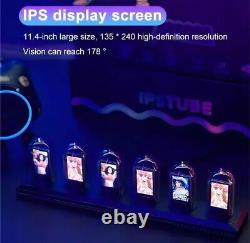 Nixie tube Glow Tube Clock DIY LED Electronic Nightlights Colour Screen