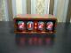 Nixie Tube In-12 Clock Assembled, Brown Color