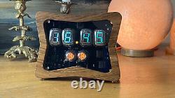 Nixie tube clock boasts both VFD and NIXIE tubes IV-22 plus IN-2 remote type C