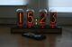 Nixie Tube Clock Include 4x In-18 Tubes And Plywood Black Case Retro Vintage