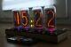 Nixie Tube Clock Include 4x In-18 Tubes And Wooden Oak Case Retro Vintage
