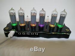 Nixie tube clock include IN-14 tubes and case Table Retro Old School