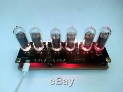 Nixie tube clock include IN-14 tubes and stand Table Retro Old School
