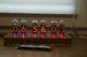 Nixie Tube Clock Include In-14 Tubes And Wooden Oak Case New Retro Vintage