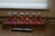 Nixie Tube Clock Include In-14 Tubes And Wooden Oak Case New Retro Vintage