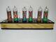 Nixie Tube Clock Include In-14 Tubes And Wooden Oak Case Retro Vintage