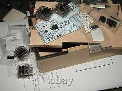 Nixie tube clock kit 2.3 with IN-12 Tubes in wood box