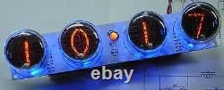 Nixie tube clock kit 2.3 with IN-4 Tubes in wood box