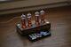 Nixie Tube Clock With 4x In-14 Tubes Plywood Case Remote Temperature