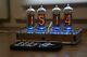 Nixie Tube Clock With 4x In-14 Tubes Plywood Clear Remote Temperature