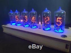 Nixie tube clock with 6pcs RFT Z570M tubes and case, FINE 5 NOT UPSIDE DOWN 2