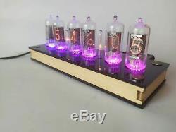 Nixie tube clock with 6pcs RFT Z570M tubes enclosure FINE 5 NOT UPSIDE DOWN 2