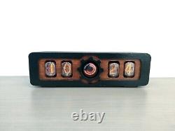Nixie tube clock with IN-12 tubes and OG-4 dekatron