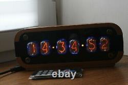 Nixie tube clock with IN-12 tubes vintag style Remote Motion Sensor Temperature
