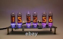 Nixie tube clock with IN-14 tubes Vintage Desk Table Remote Auto Temperature