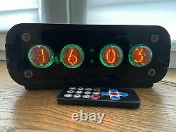 Nixie tube clock with IN-4 tubes CASE ALARM Remote Motion Sensor Temperature