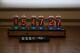 Nixie Tube Clock With In-8-2 (fine 5) Desk Plywood Black Remote Auto Temperature