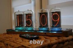 Nixie tube clock with biggest RFT tubes Z568M very big and nice look tubes