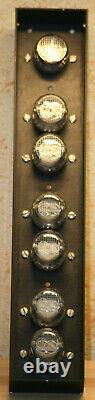 Nixie tube round NEON READOUT valve BURROUGHS BAR 1 inch with socket base clock