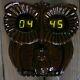 Owl Ussr Vfd Tube Ceramic Wall Alarm Clock From 80's Nixie