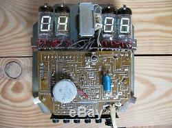 OWL USSR VFD tube ceramic wall alarm clock from 80's nixie
