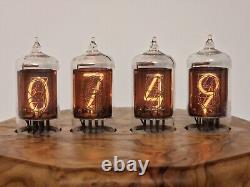 Olive wood ZM1000 Philips tubes Nixie Clock by Monjibox