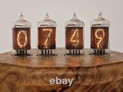 Olive wood ZM1000 Philips tubes Nixie Clock by Monjibox