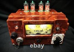 Original cold war DP-66 Geiger Counter Nixie tube Clock Fallout / Half life