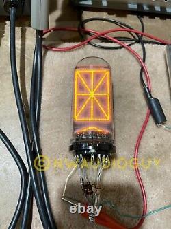 PAIR (qty 2) Burroughs B-7971 Nixie Tubes Rare Pin Top Version